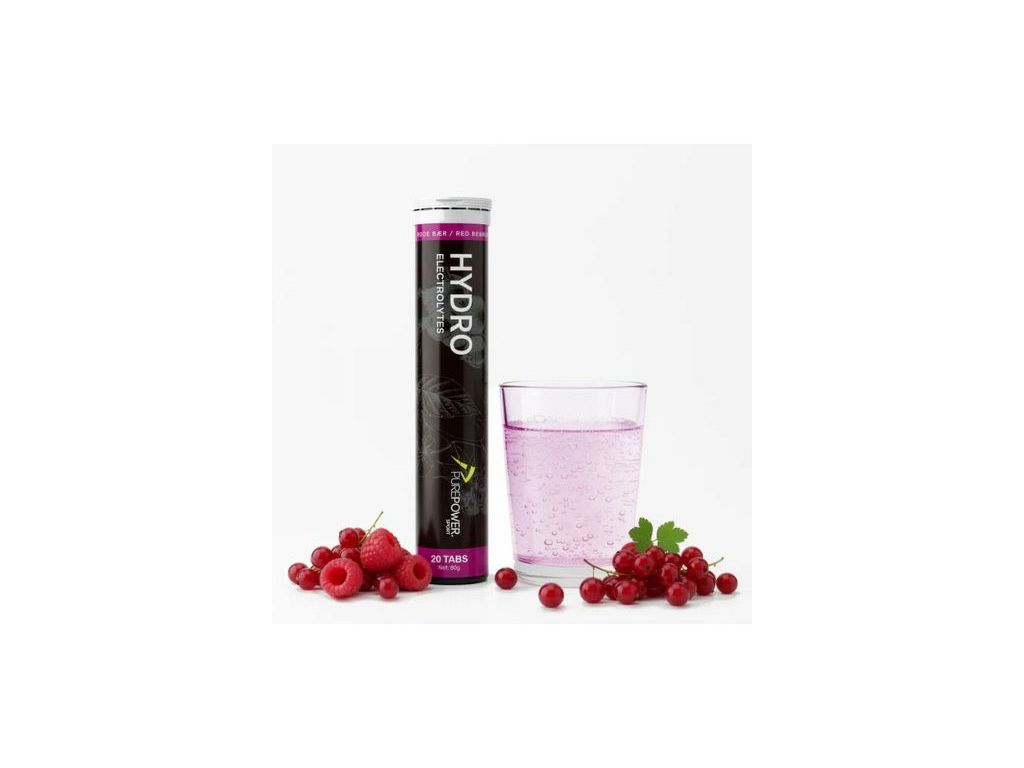 Purepower Hydro Tabs - Røde bær - 1 rør med 20 tabs - Kibæk Cykler