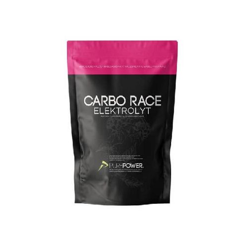 Purepower Carbo Race pulver til energidrik med elektrolytter hindbær smag - Kibæk Cykler