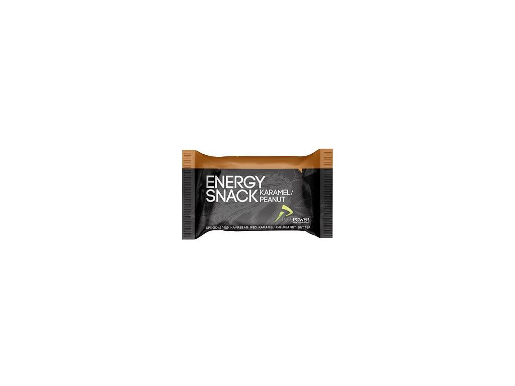 Purepower Energy Snack karamel og peanuts energibar - kibæk Cykler