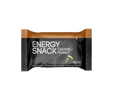Purepower Energy Snack karamel og peanuts energibar - kibæk Cykler