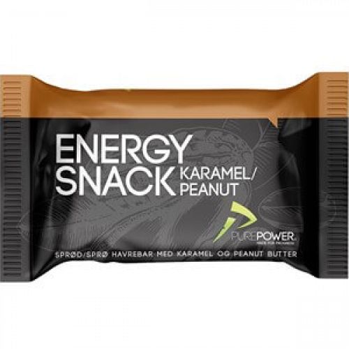 Purepower Energy Snack karamel og peanuts energibar - kibæk Cykler