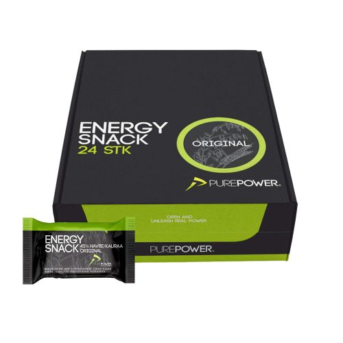 24 stk. Purepower Energy Snack Original - havre