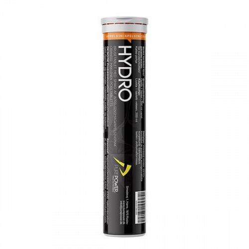 Purepower Hydro Tabs brusetabletter med appelsin orange - Kibæk Cykler