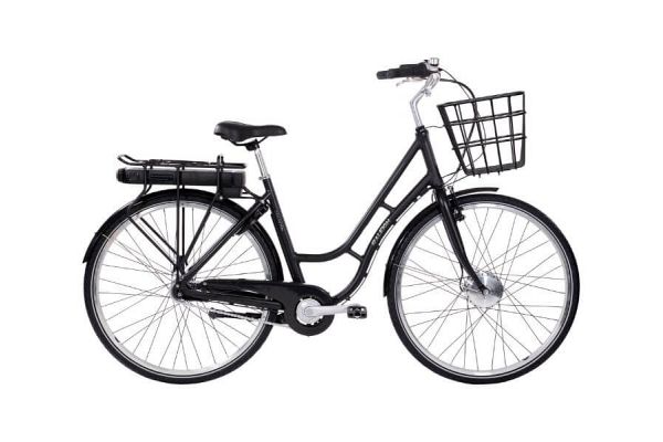 lunken Eventyrer Borger Raleigh Darlington E - elcykel med forhjulsmotor - sort - Kibæk Cykler