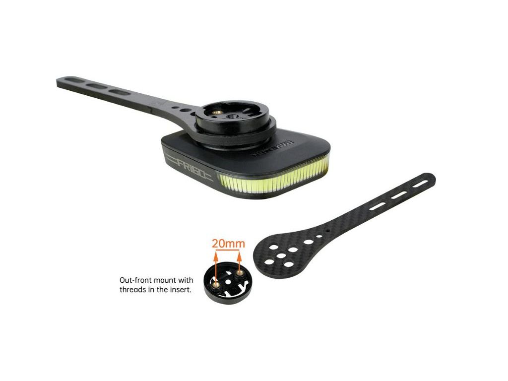 Ravemen Garmin bundmontering til FR160/FR300 lygter - Kibæk Cykler