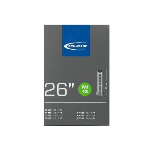 Schwalbe AV13 slange 26x1,50-2,40 med 40 mm autoventil - Kibæk Cykler