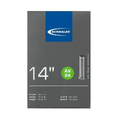 Schwalbe AV2A slange 14x1.75-2.35 med autoventil