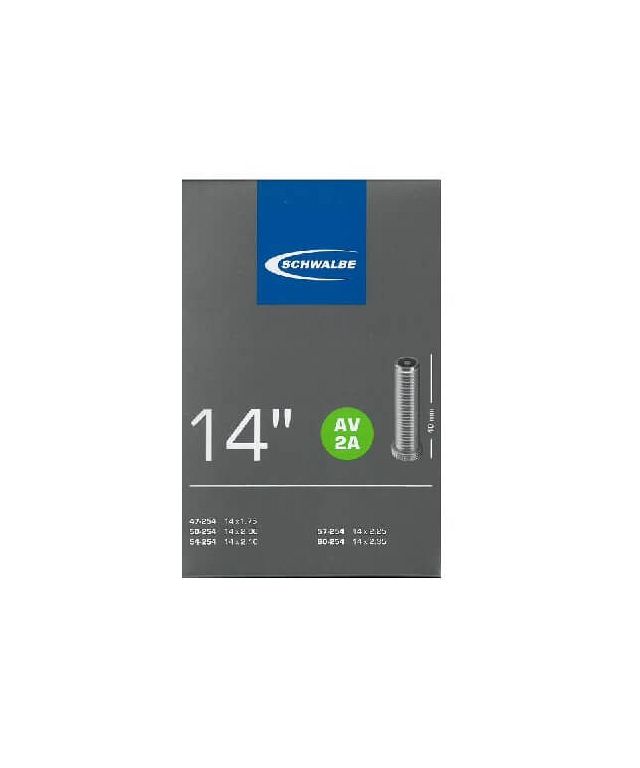 Schwalbe AV2A slange 14x1.75-2.35 med autoventil