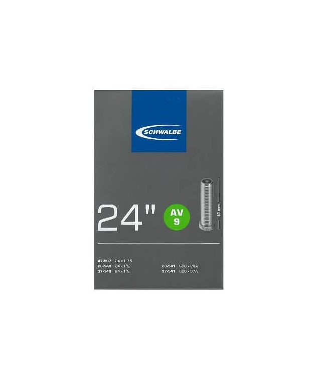 Schwalbe AV9 slange 24x1,75 med autoventil - Kibæk Cykler