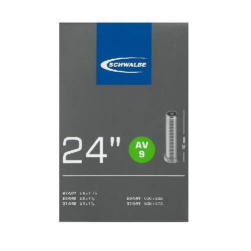 Schwalbe AV9 slange 24x1,75 med autoventil - Kibæk Cykler