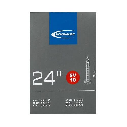 Schwalbe SV10 slange 24x1,50-2,50'' med racerventil - Kibæk Cykler