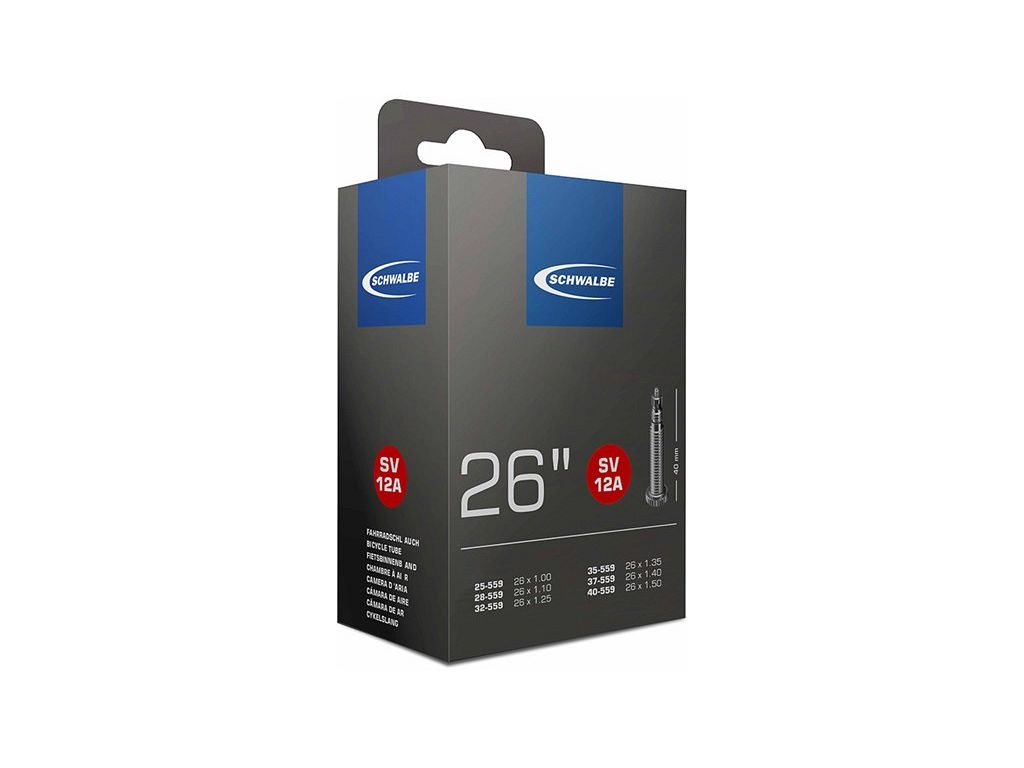 Schwalbe SV12A slange med 40 mm racerventil - Kibæk Cykler