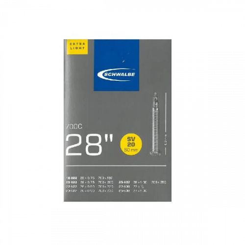 Schwalbe SV20 Extra Light 700x18-25C - 60 mm racerventil