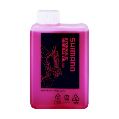 500 ml Shimano Hydraulic Mineral Oil til skivebremser - mineralsk olie - Kibæk Cykler