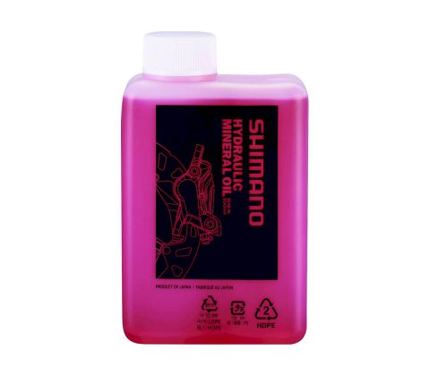500 ml Shimano Hydraulic Mineral Oil til skivebremser - mineralsk olie - Kibæk Cykler