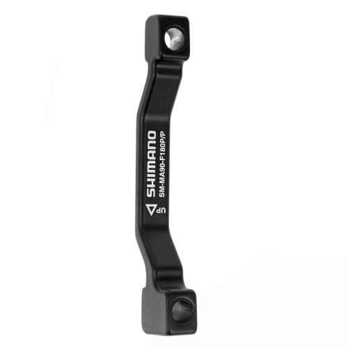 Shimano F180 Post Mount skivebremse adapter fra 160 til 180 mm - Kibæk Cykler