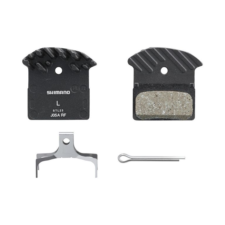 Shimano J05A-RF Resin bremseklodser med kølefinne - Kibæk Cykler