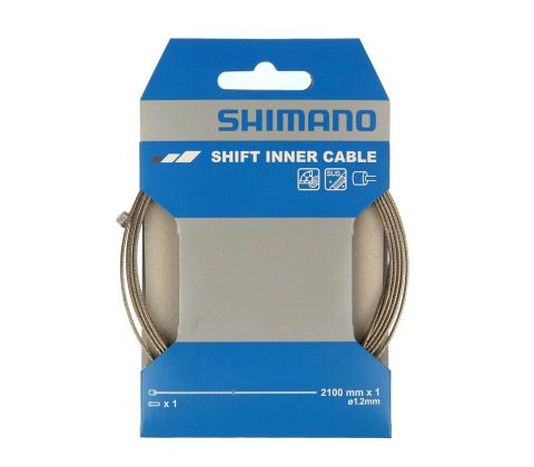 Shimano rustfri gearwire - 1,2x2100 mm - Kibæk Cykler