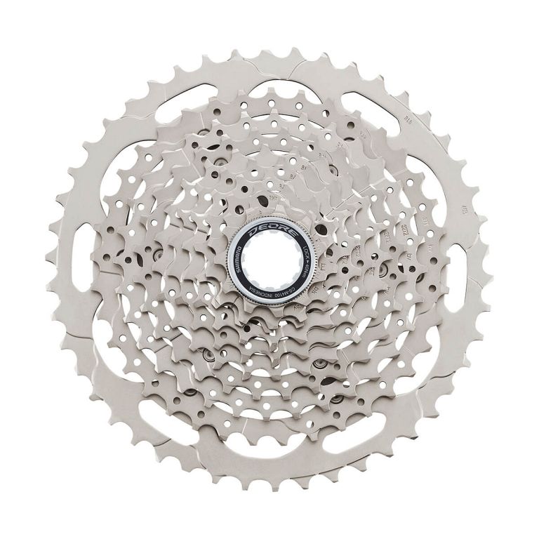 Shimano CS-M4100 10 speed kassette til mountainbike 11-46T - Kibæk Cykler