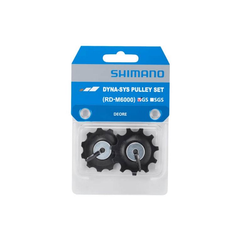 Pulleyhjul til Shimano Deore RD-M6000-GS - pakke - 10 speed - Kibæk Cykler