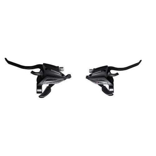 Shimano ST-EF500 STI-grebssæt til flad styr - 3x8 gear - Kibæk Cykler