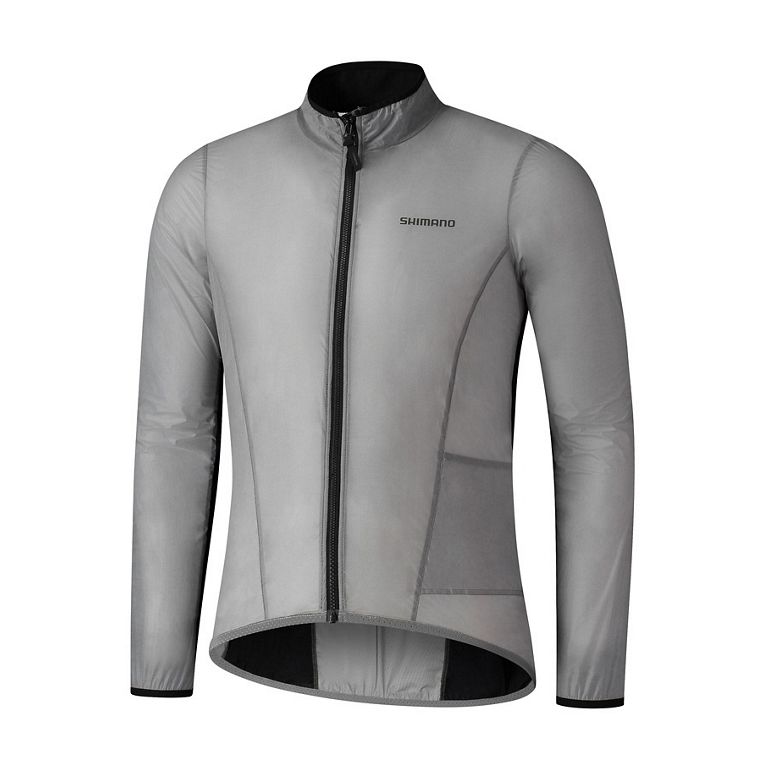 Shimano Primavera Windbreaker Light jakke - Antracitgrå - kibæk Cykler