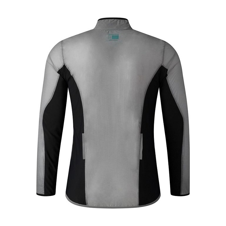 Shimano Primavera Windbreaker Light jakke - Antracitgrå - kibæk Cykler
