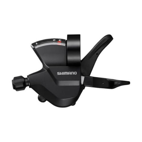 Shimano SL-M315 Rapidfire Plus skiftegreb til 3 klinger - venstre - Kibæk Cykler