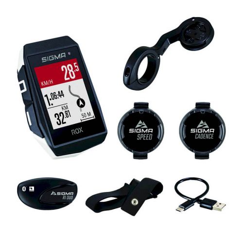Sigma Rox 11.1 Evo Sensor Set GPS cykelcomputer - hvid - Kibæk Cykler