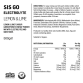 SIS Go Energy + Electrolyte - Citron & Lime - 500 gram - Kibæk Cykler