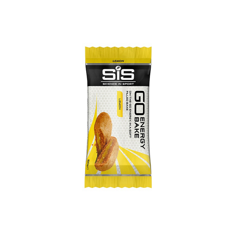 SIS Go Energy Bake Energibar - 50 g - Citron smag - Kibæk Cykler