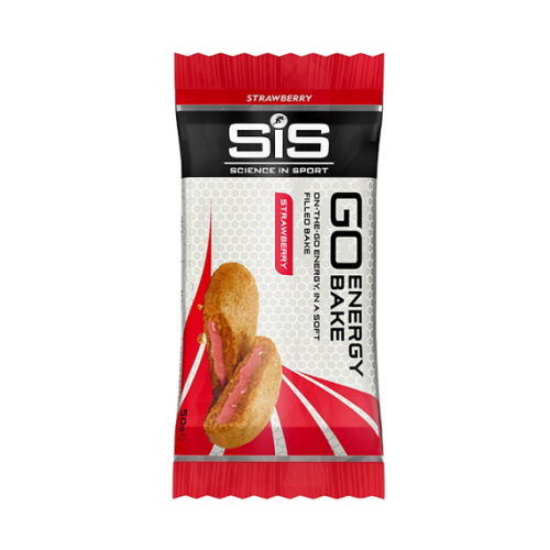 SIS Go Energy Bake Energibar - 50 g - Jordbær smag - Kibæk Cykler