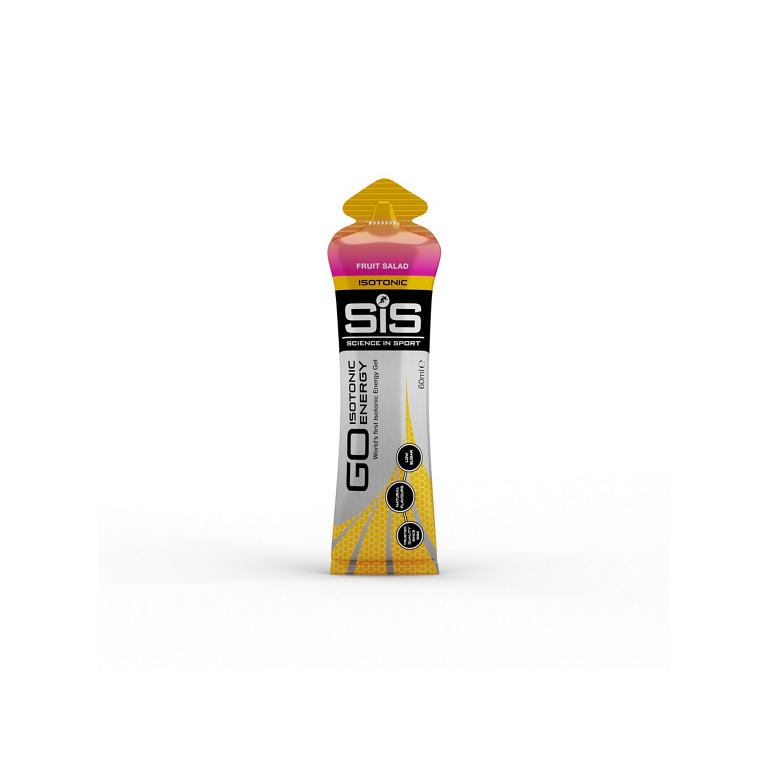 SIS Go Isotonic Energy Gel - Fruit Salad - 60 ml - Kibæk Cykler