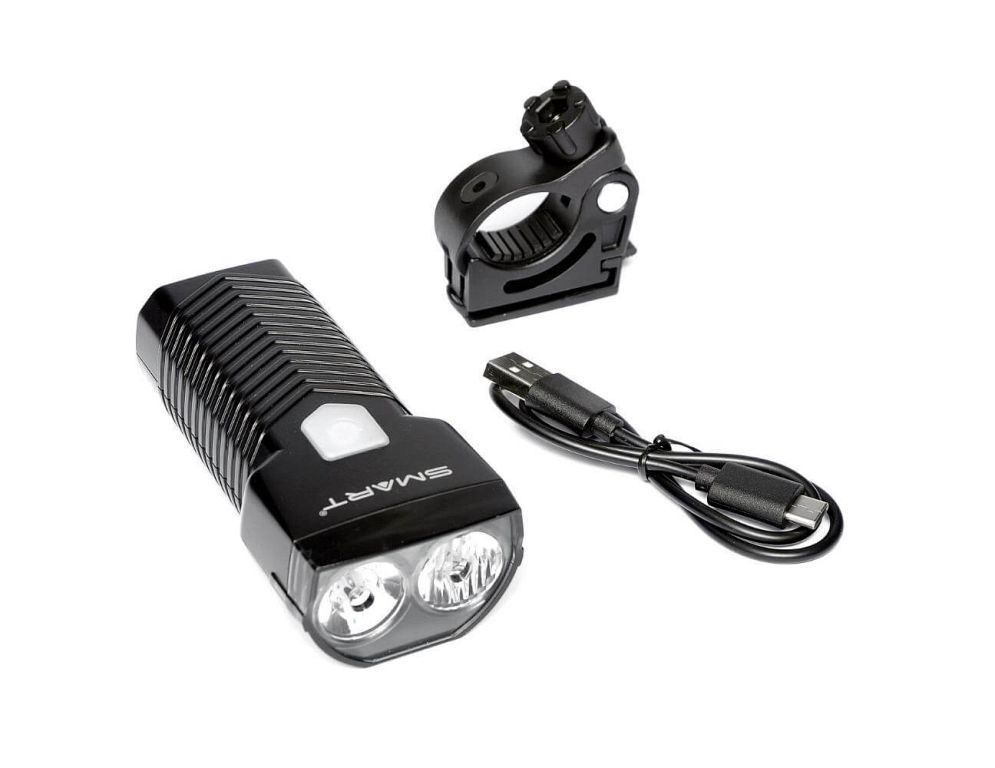 Smart Dual 1500 lumen forlygte til cykel - Kibæk Cykler