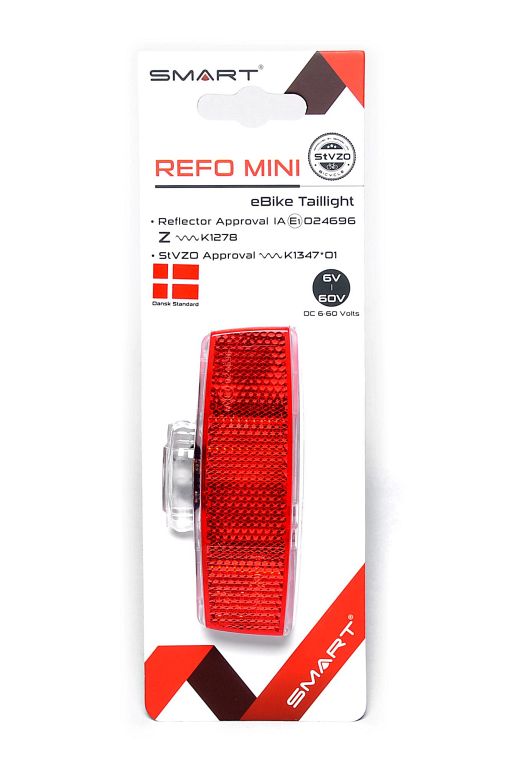 Smart Refo Mini LED baglygte til dynamo - Kibæk Cykler