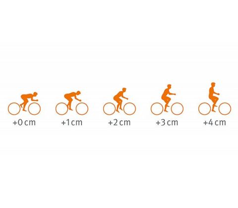 611 Ergowave sadel til racer og MTB Cykler