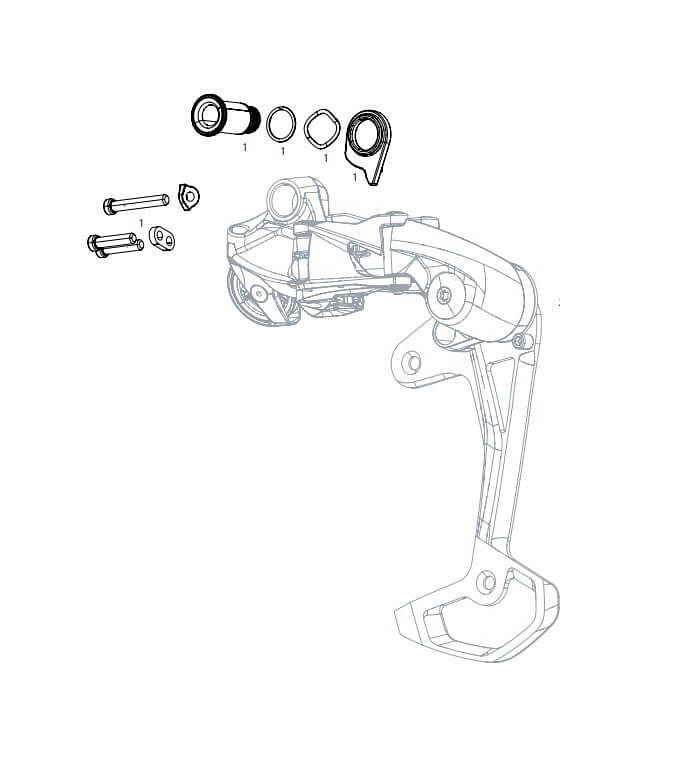 B-Bolt Kit til Sram GX Eagle bagskifter - Kibæk Cykler