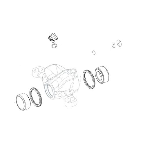 Sram Level Ultima/TLM kaliber stempel Kit - Kibæk Cykler