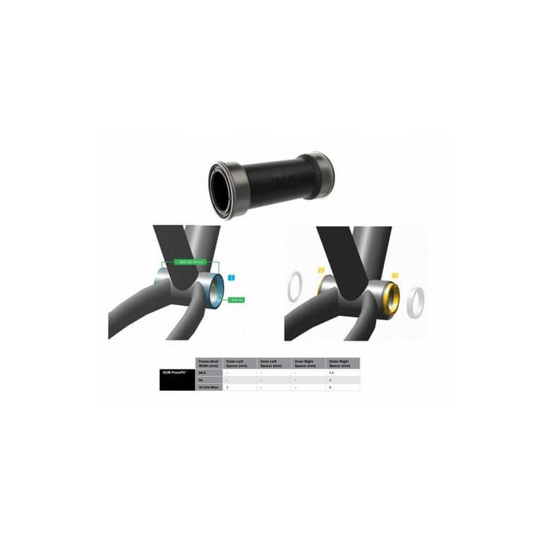 Sram DUB PressFit krankboks til Trek BB89 og BB92