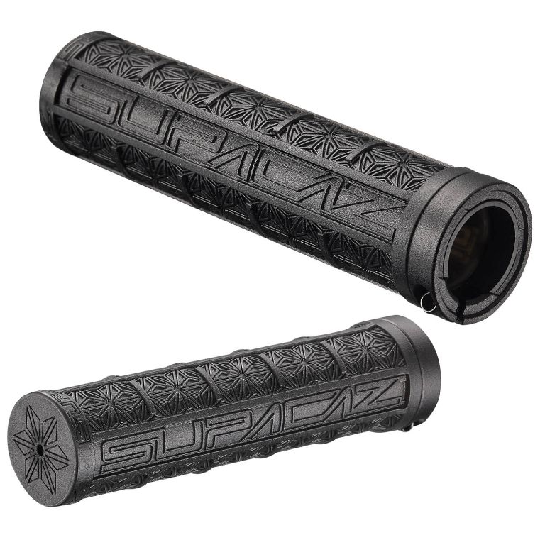 Supacaz Grizips håndtag til mountainbike Ø32 mm - sort - Kibæk Cykler