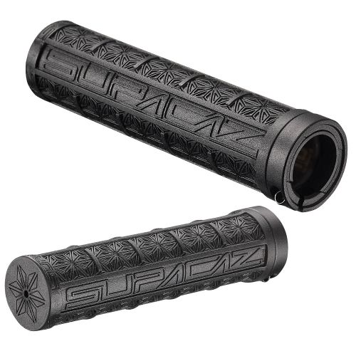 Supacaz Grizips håndtag til mountainbike Ø32 mm - sort - Kibæk Cykler