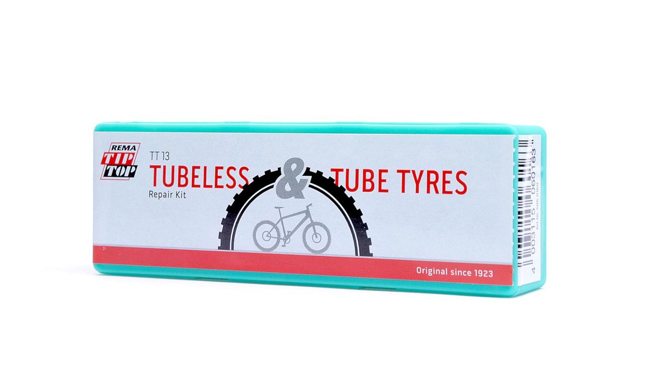 TipTop reparationsæske med lapepgrej til tubeless - Kibæk Cykler