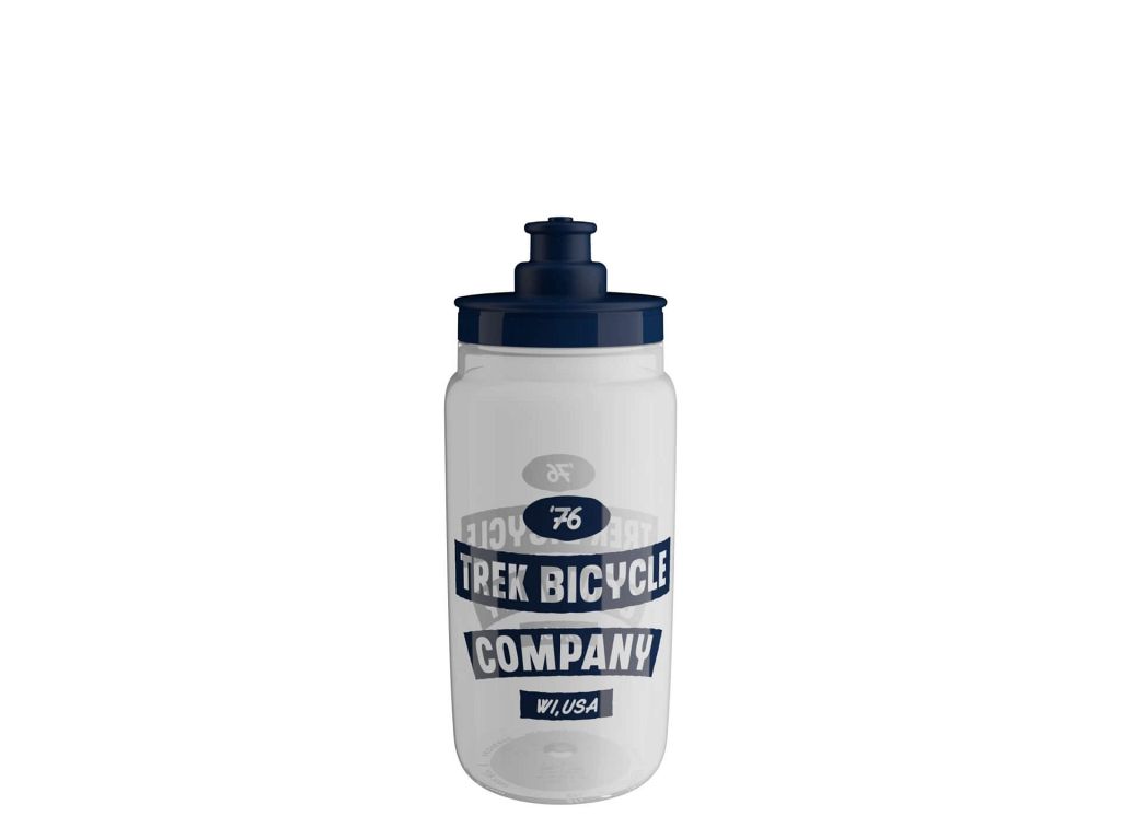 Trek Fly 550 ml drikkedunk - Dark Blue / Clear - flaske til cykel - Kibæk Cykler