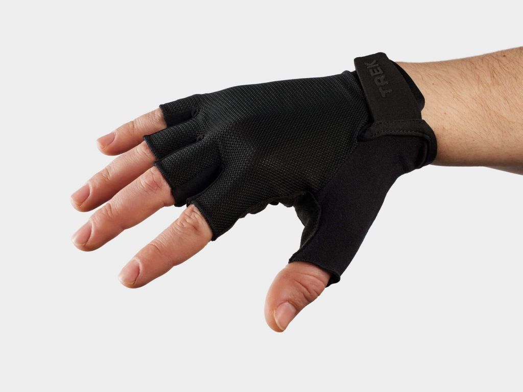 Trek Solstice Gel cykelhandsker - Sort - sommerhandsker til cykel - Kibæk Cykler