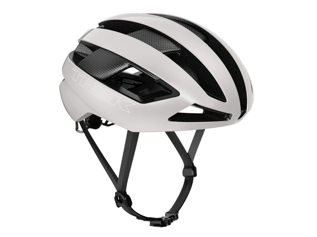 Trek Velocis Mips Road Crystal White cykelhjelm med Mips - hvid - Kibæk Cykler