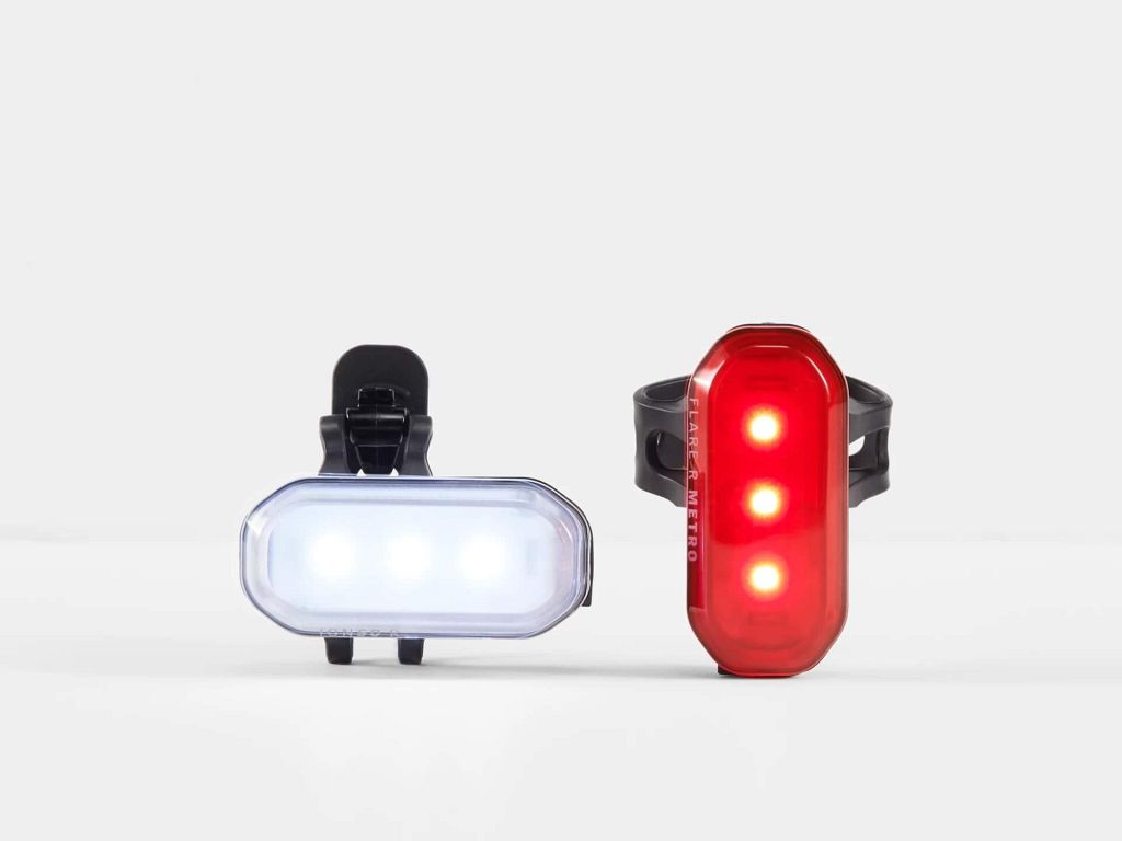 Trek Ion 50 R og Flare R Metro lygtesæt til cykel - 20 lumen - Kibæk Cykler