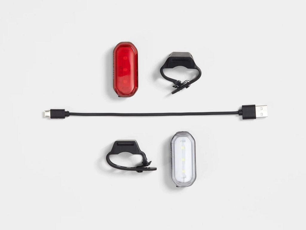 Trek Ion 50 R og Flare R Metro lygtesæt til cykel - 20 lumen - Kibæk Cykler