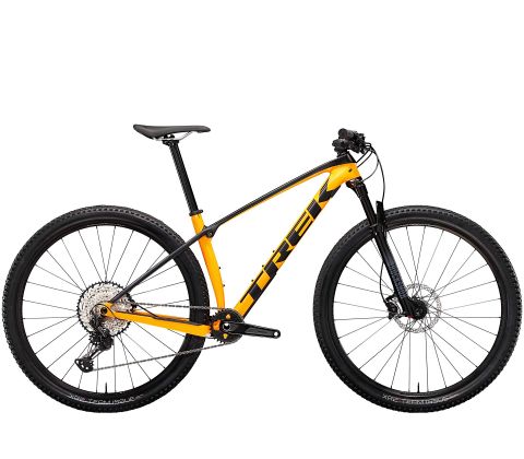 Trek procaliber 9.6 carbon hardtail mountainbike - Satin Marigold/Deep Smoke - Kibæk Cykler