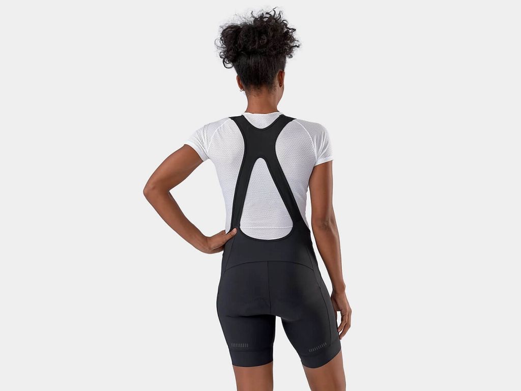 Bagside af Trek Circuit bibshorts til kvinder - dame cykelshorts - kibæk Cykler