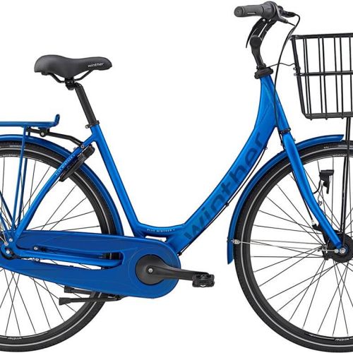 Winther Blue Winther 4 mat blå damecykel - Kibæk Cykler